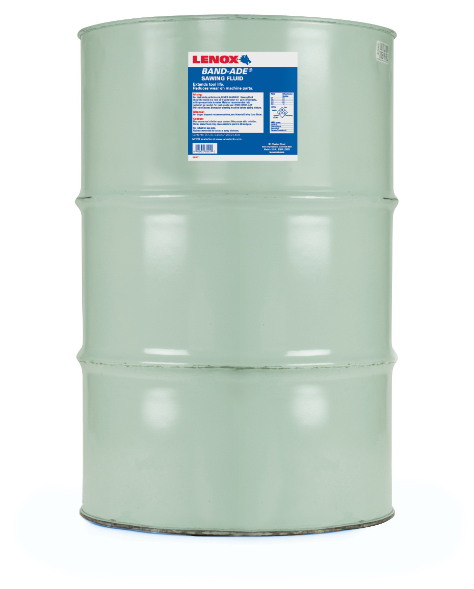 Lenox Band-Ade Sawing Fluid / Coolant - 55 Gallon Drum - Click Image to Close